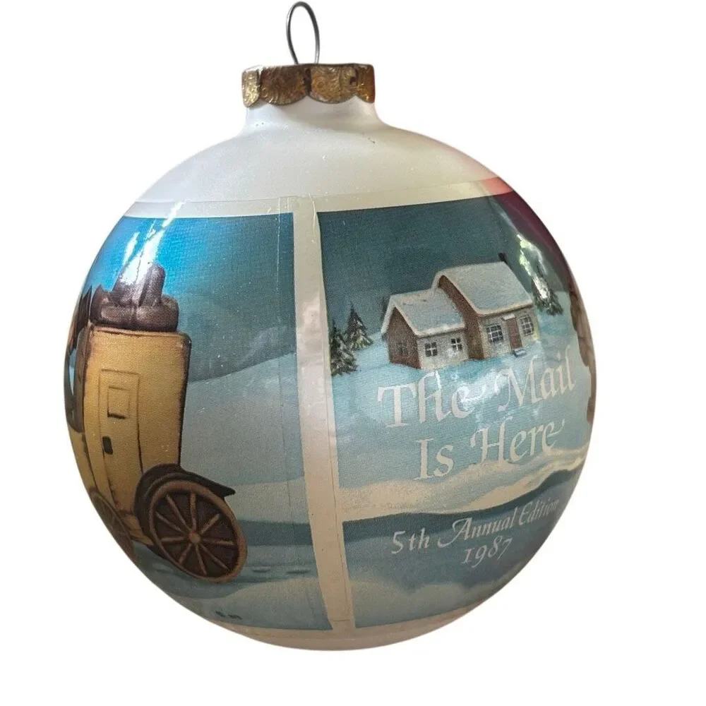 VTG 1987 M.I. Hummel Glass Ornament 